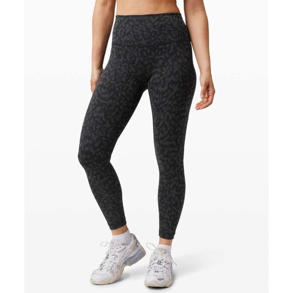 Lululemon Wunder Train High-Rise Tight 25"Formation Camo Deep Coal Multi Sz 12 - Picture 10 of 10